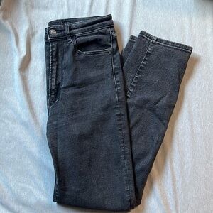 Stradivarius Faded Black Jeans